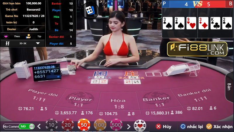 Game bài baccarat Fi88 - Game bài online đình đám hiện nay 5 Game Bài Baccarat Trò Chơi đình đám Nhất Trong Mọi Thời đại