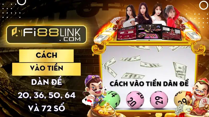 Cách vào tiền dàn đề 20, 36, 50, 64 và 72 số 1 Cach Vao Tien Dan De