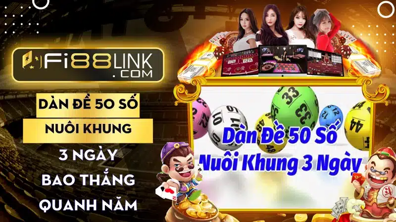 Dàn đề 50 số nuôi khung 3 ngày bao thắng quanh năm 1 Dan De 50 So Nuoi Khung 3 Ngay