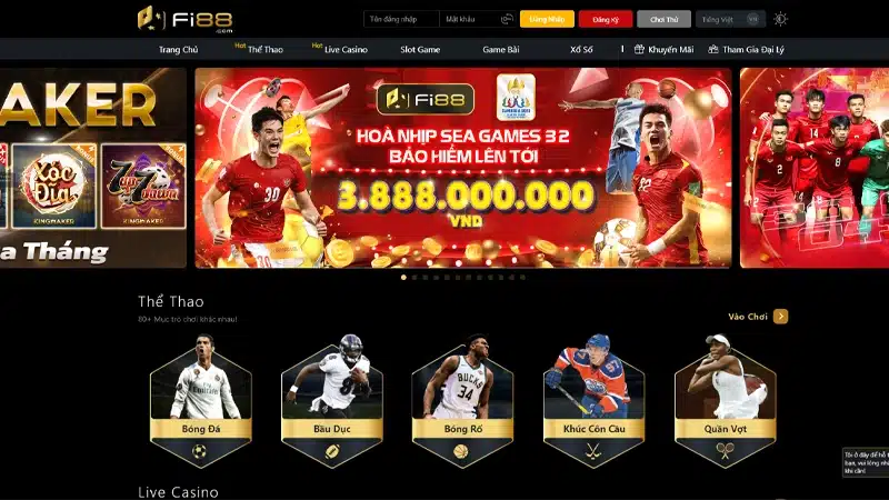 Chiến thắng với sảnh Thể thao CMD tại Fi88 dành cho bet thủ 1 Giới thiệu về nhà cái Fi88